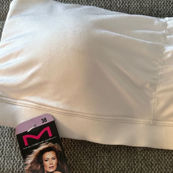 Maidenform White Bandeau - Picture 6 of 7
